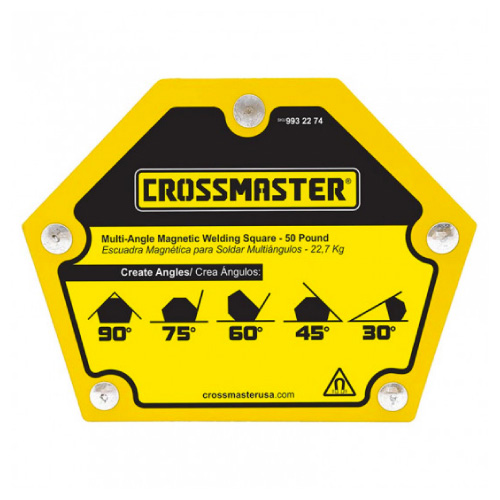 Escuadra Magnética 22,7Kg Multiángulos Crossmaster