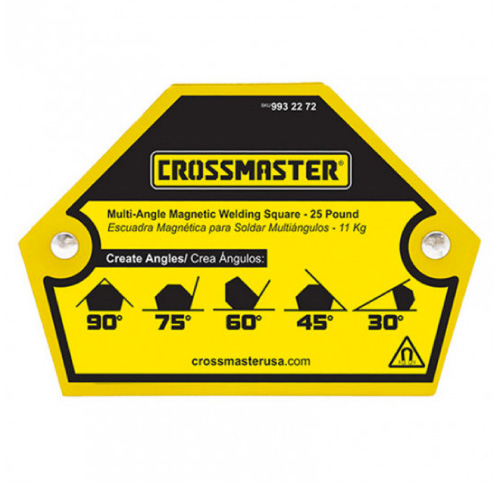 Escuadra Magnética 11Kg 5 ángulos Crossmaster