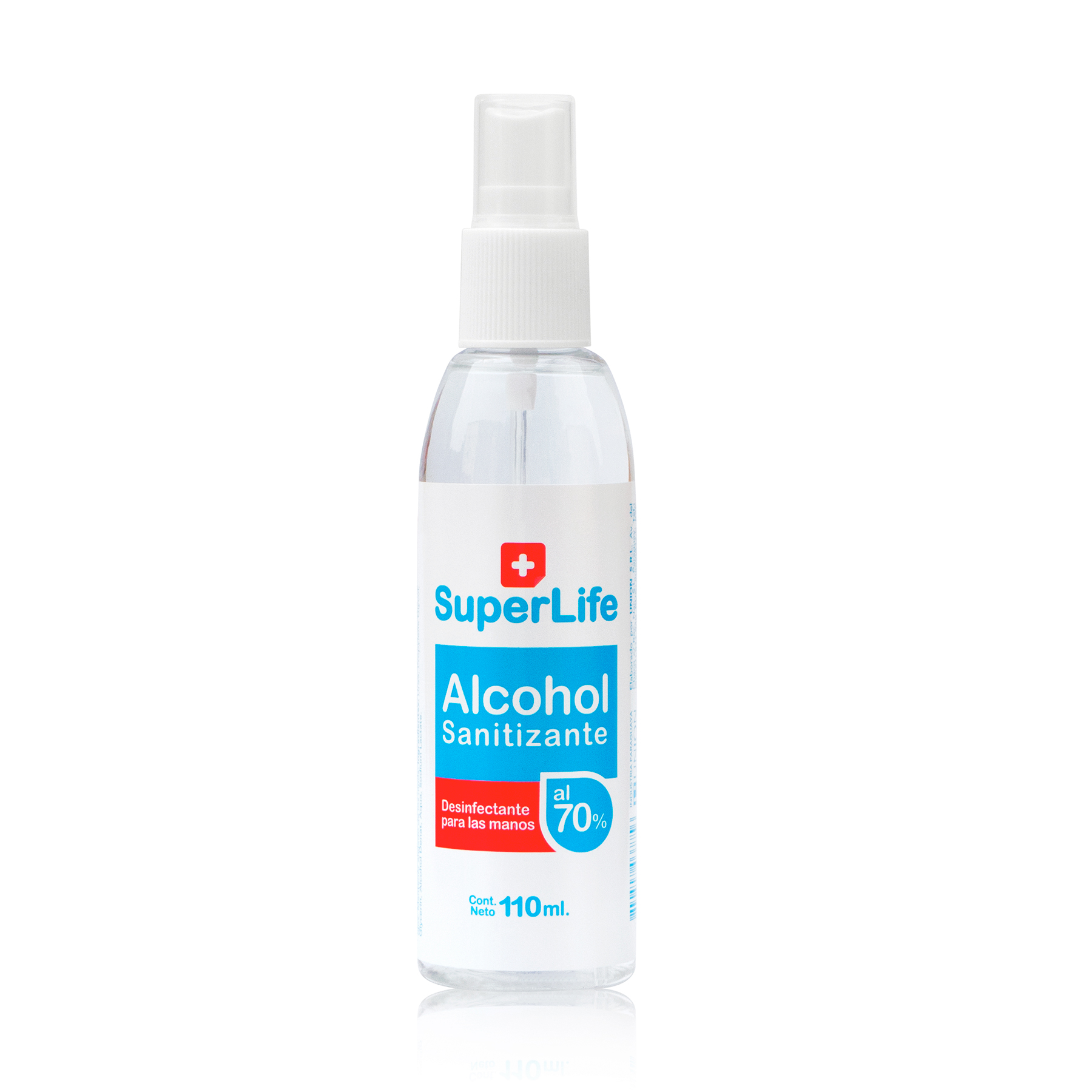 Alcohol Sanitizante 70% 110ml SuperLife