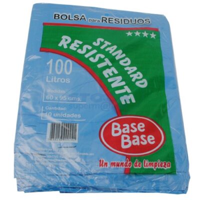 Bolsa Est. Resist. 100L Celeste x10 Base Base