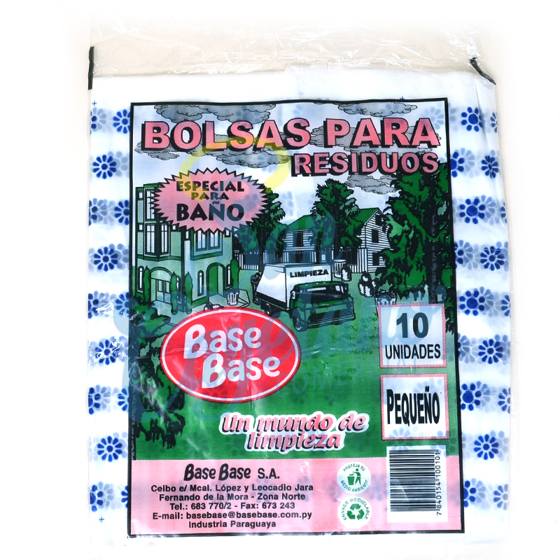 Bolsa para Baño Pequeña x10 Base Base