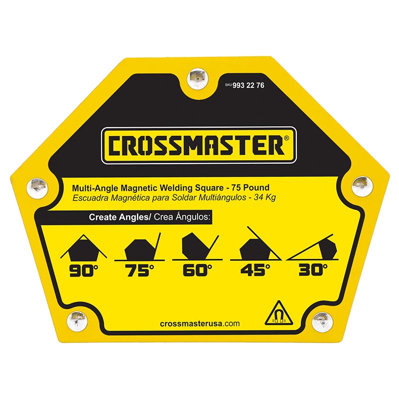 Escuadra Magnética 34Kg Multiángulos Crossmaster